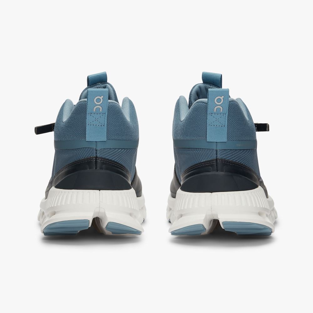 On Running Cloud Hi Women's Sneakers Blue | EGF4447AX