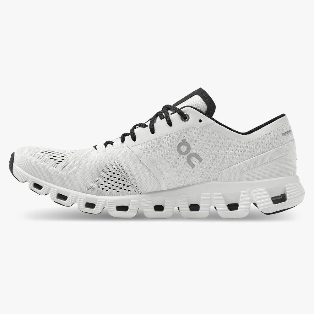 On Running Cloud X Men's Road Running Shoes White | WXJ4121NL