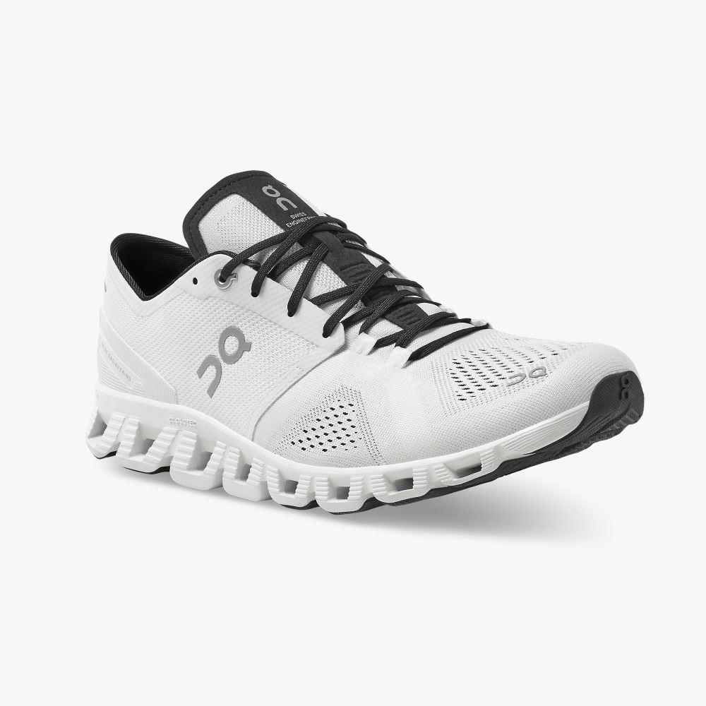 On Running Cloud X Men's Road Running Shoes White | WXJ4121NL