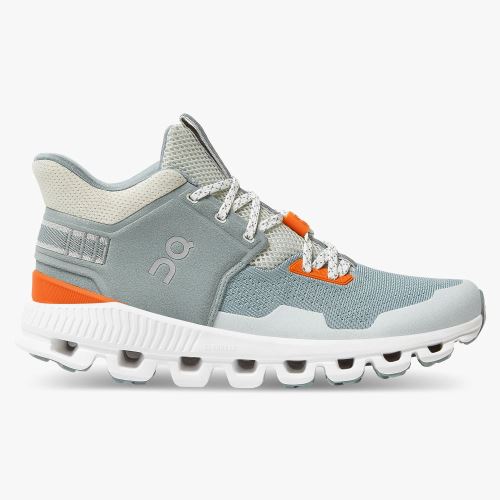 On Running Cloud Hi Women's Sneakers Light Blue | MDC652EQ