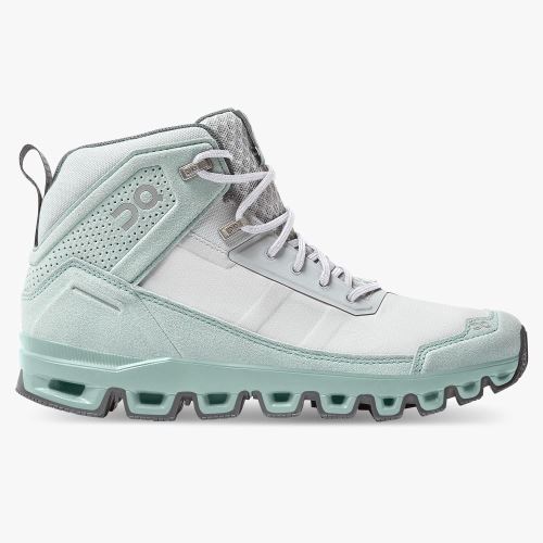 On Running Cloudridge Women's Hiking Shoes White Green | GPY9054XA